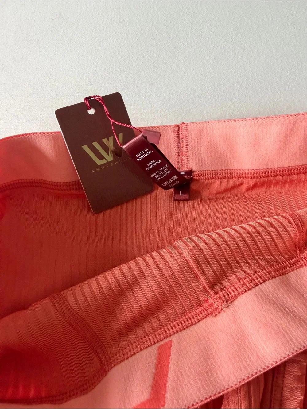 LVW Coral Ribbed Briefs